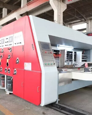 Corrugated Cardboard Flexo Water Ink Printer Slotter Die Cutter Carton Box Make Package Machine